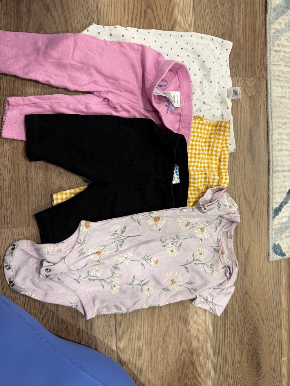 Mix & Match Baby Bottoms - Pink, White, Yellow, Black and Onesie